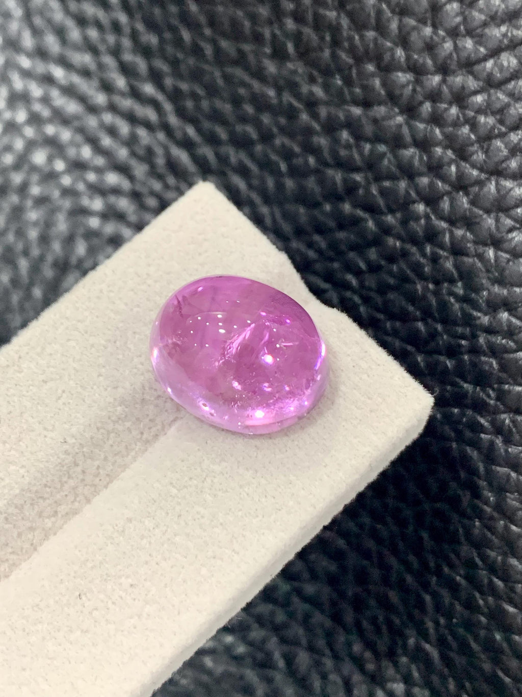 Pink Kunzite 20.30ct Oval Cabochon | Lustrous Afghan Gem