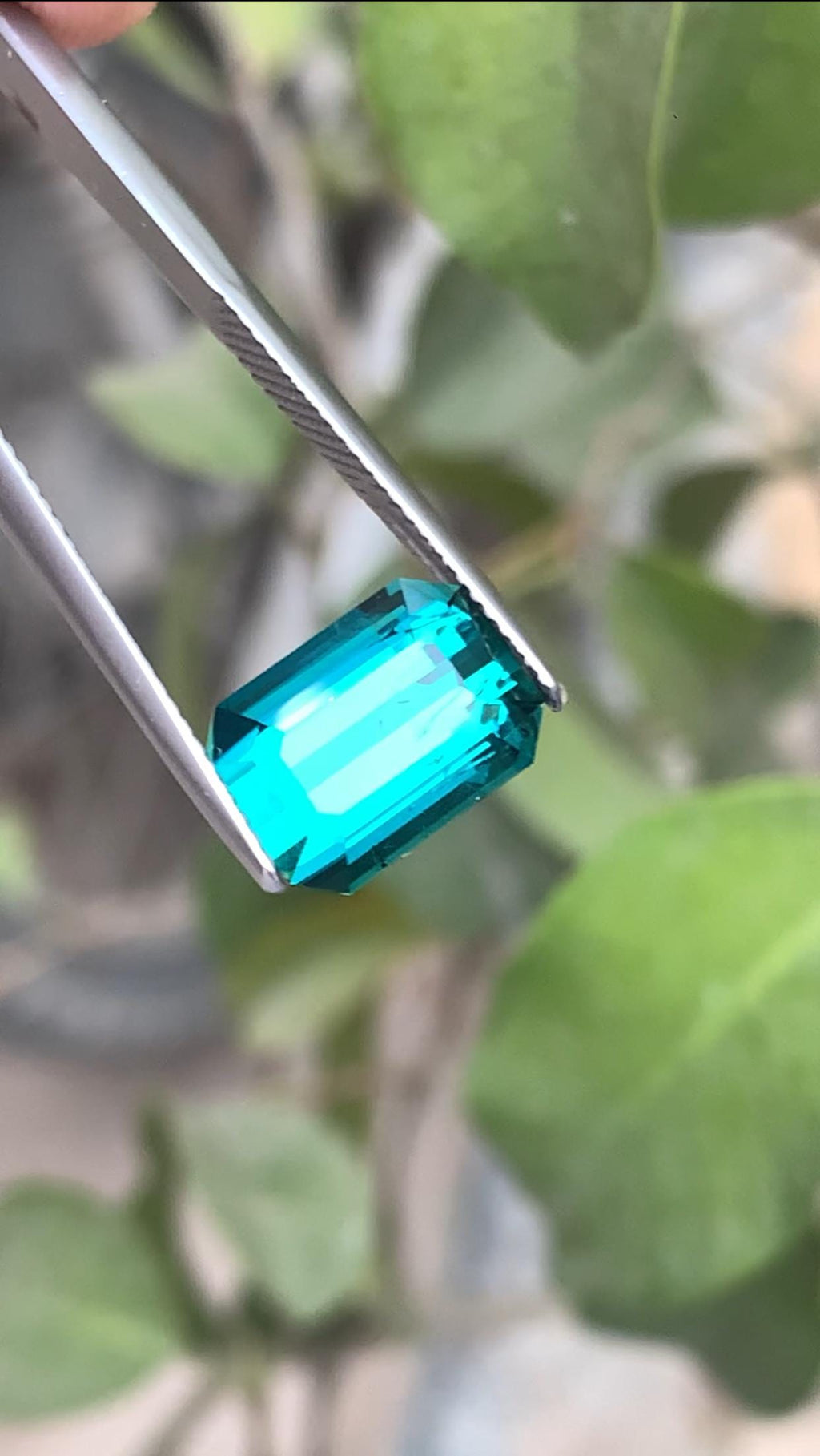 Lagoon Tourmaline Gemstone: Emerald Cut, 5.40 CT, Afghanistan Origin