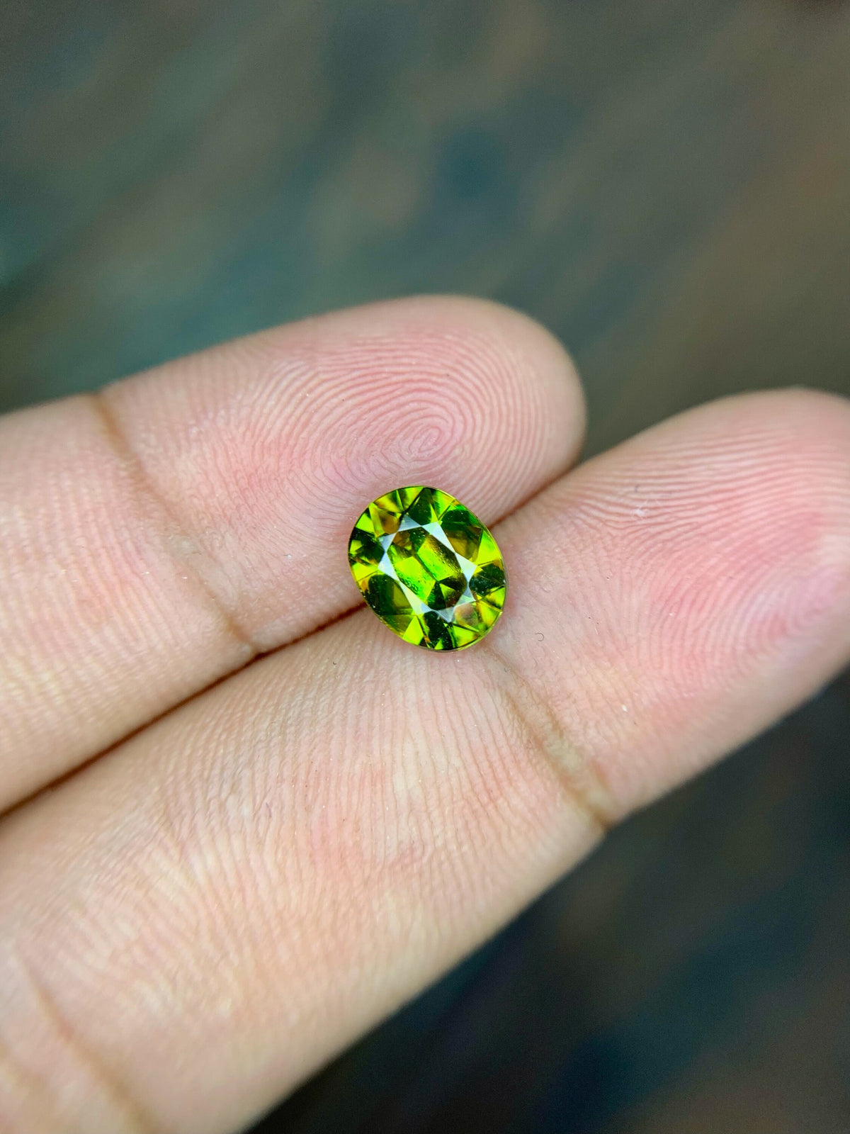 1.45 CT Oval Cut Sphene Gemstone: Himalayan Origin