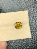 Green Sphene Gemstone: 2.45 CT Cushion Cut Jewelry Stone