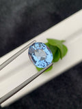 Santa Maria Aquamarine Gemstone: 4.55 CT Deep Blue Oval Cut