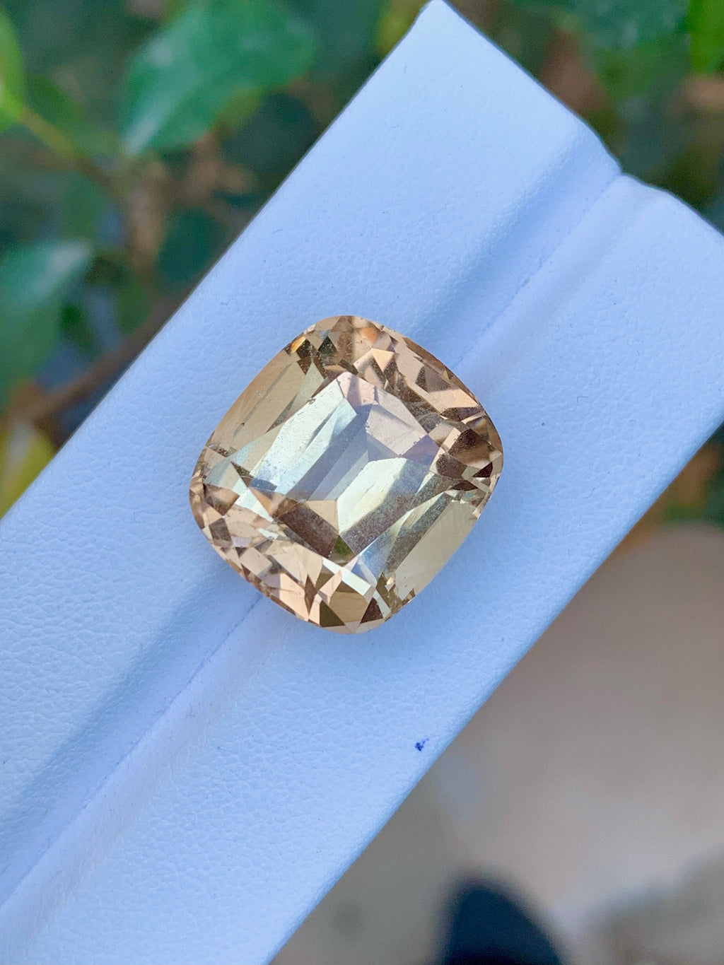 Golden Yellow Topaz: 34.45 CT Cushion Cut Loose Gemstone