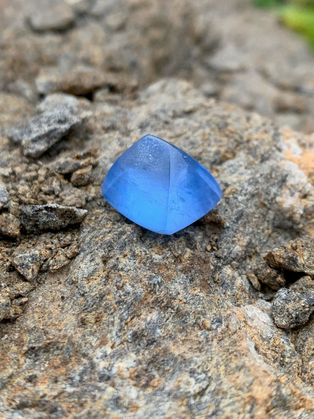 Pure Blue Color Aquamarine Sugar Loaf Cabochon - 23.65 Carats