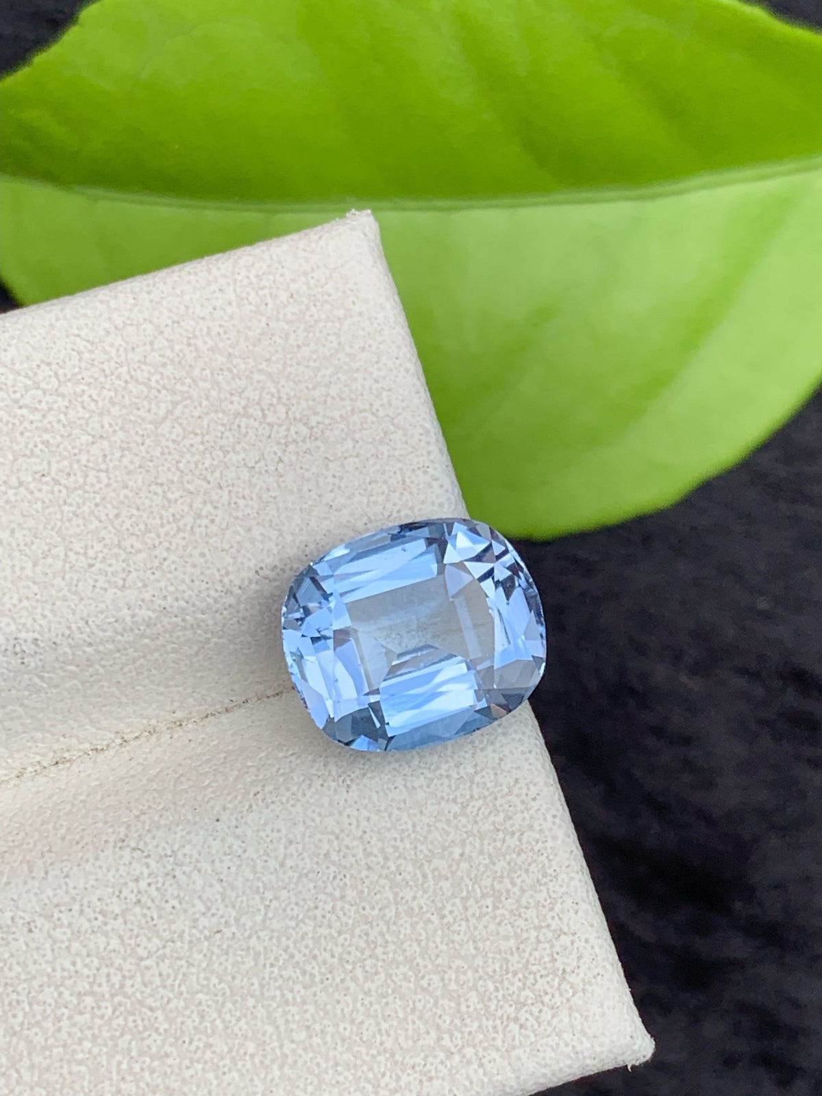 Santa Maria Blue Aquamarine Gemstone: Cushion Cut, 2.80 Carats