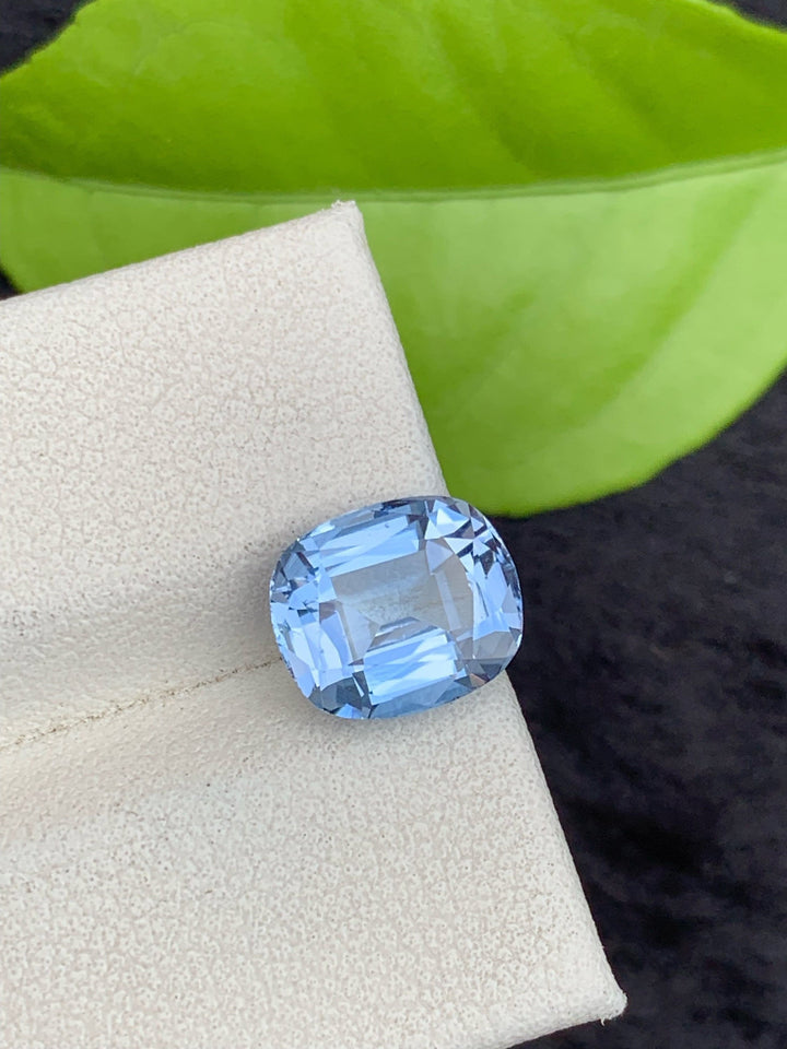 Santa Maria Blue Aquamarine Gemstone: Cushion Cut, 2.80 Carats