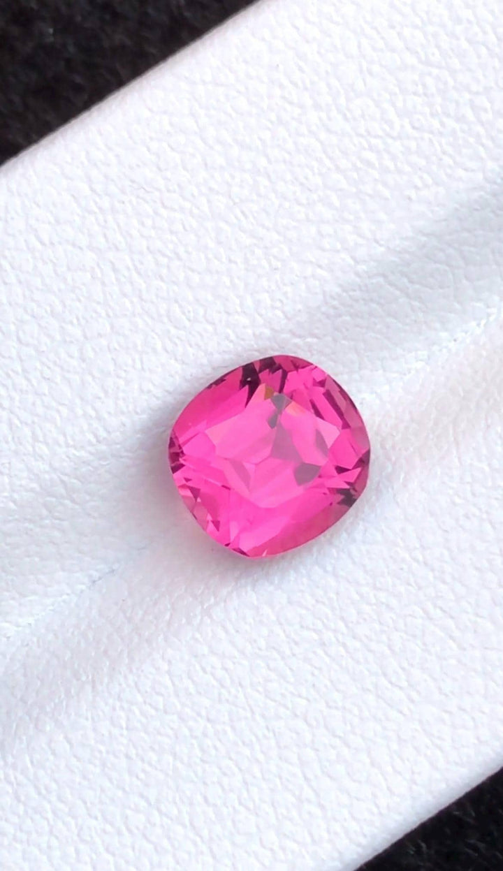 Pink Tourmaline 2.77ct Cushion Cut Afghanistan Loose Gemstone Collector Jewelry