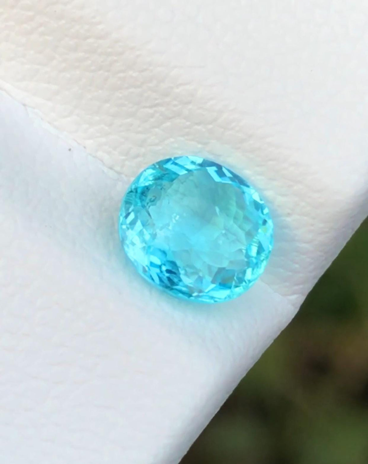 AAA Paraiba Tourmaline Gemstone: Cushion Cut, 0.90 CT Loose Stone