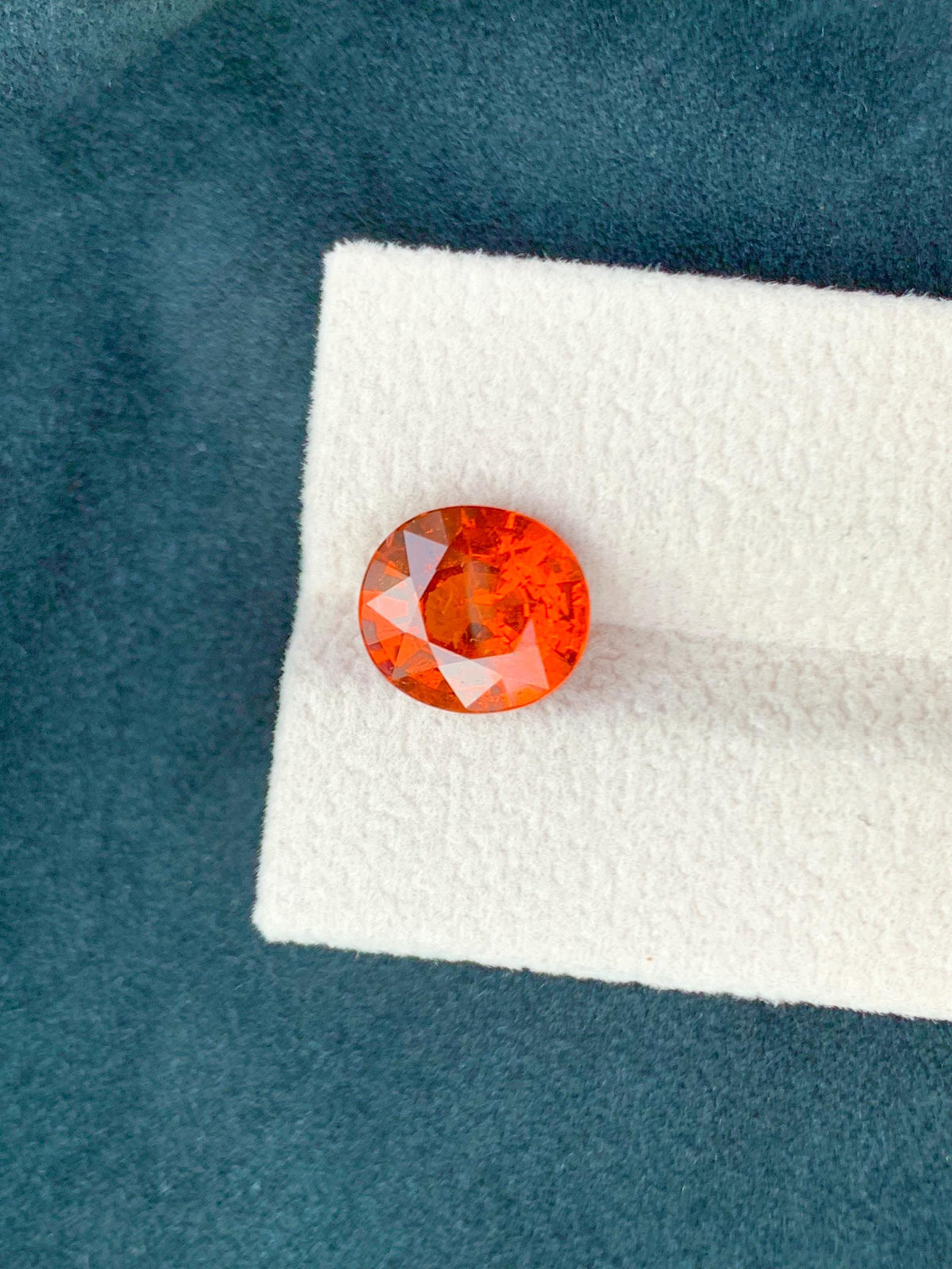 Spessartite Garnet 4.96ct Oval Cut Loose Gemstone from Africa