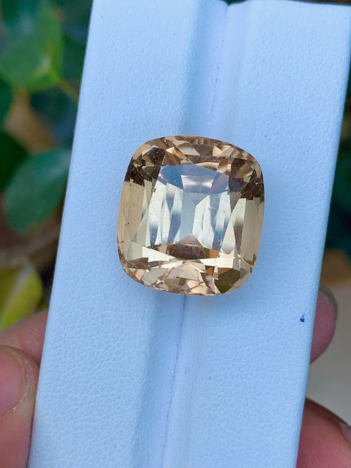 Golden Yellow Topaz: 34.45 CT Cushion Cut Loose Gemstone