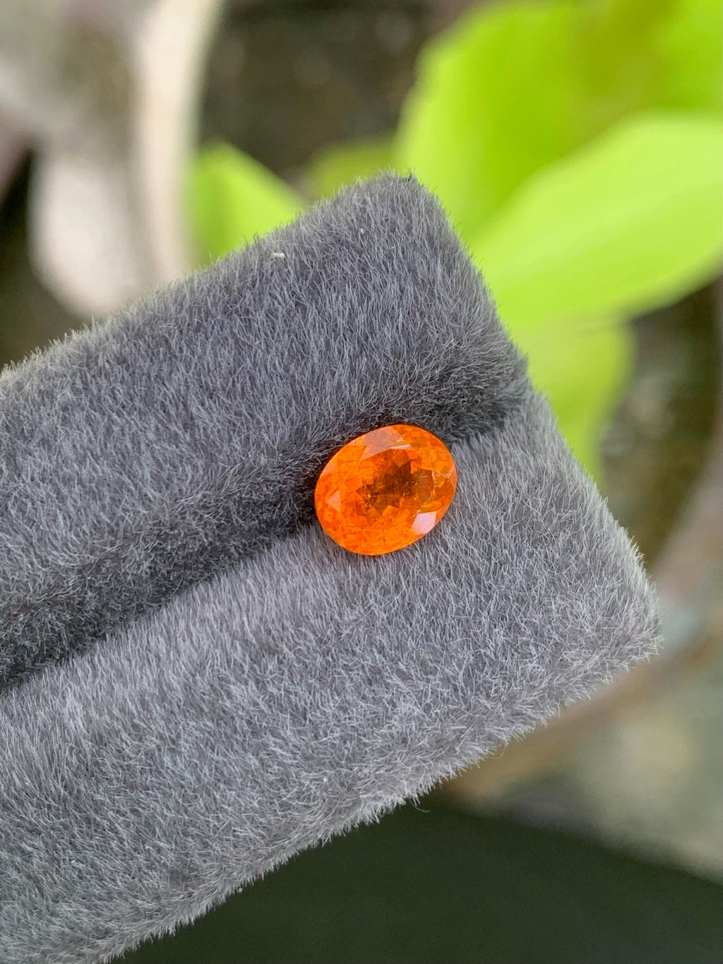 Natural Fanta Garnet Gemstone: Oval Cut, 3.60 CT, January Birthstone