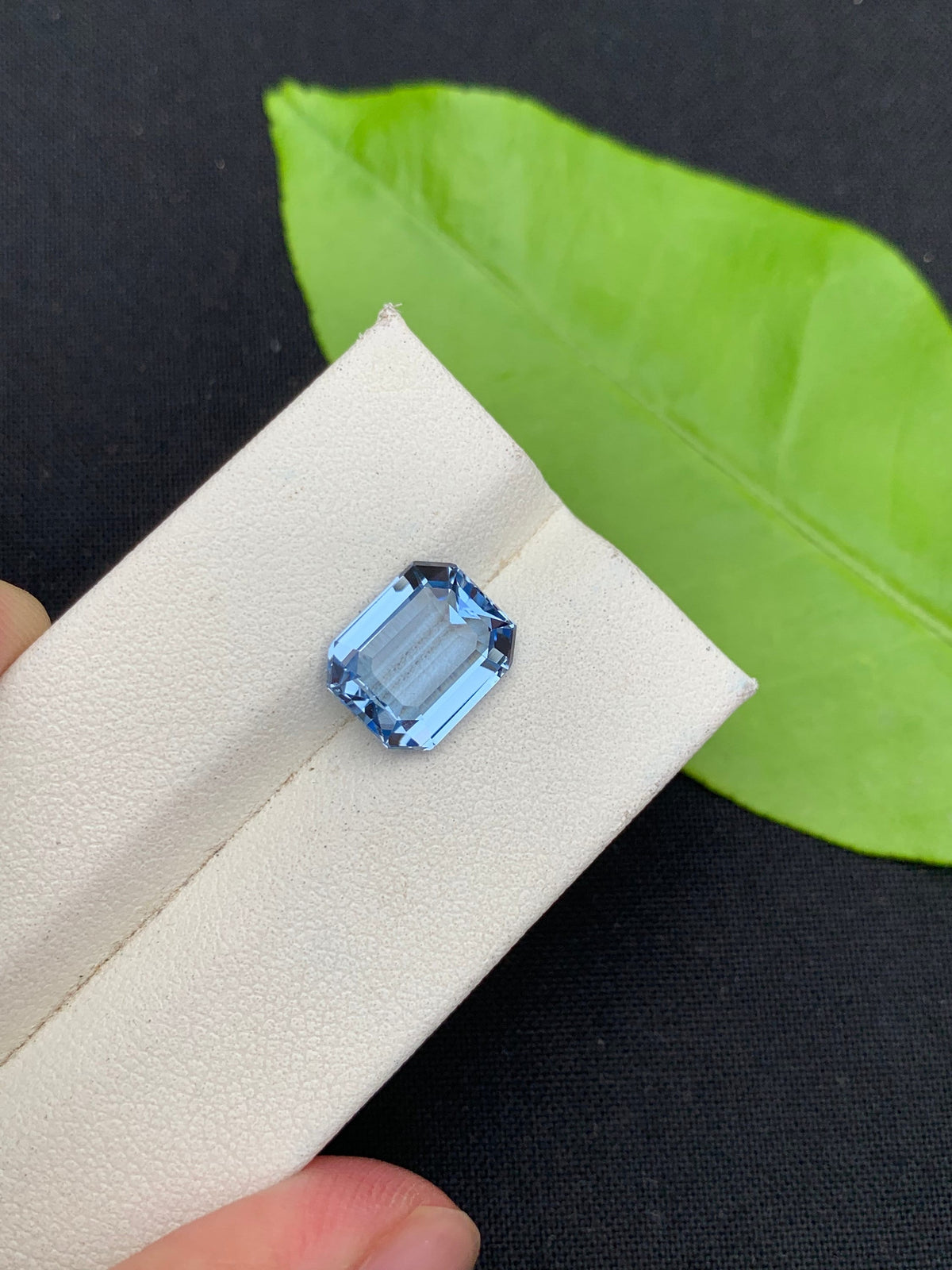 Santa Maria Blue Aquamarine Gemstone: Emerald Cut Beryl, 3.50 Carats