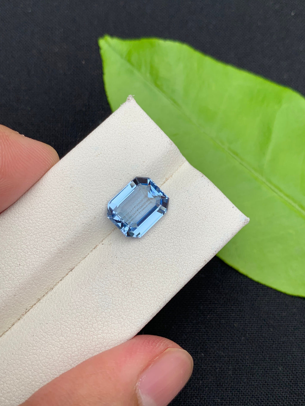 Santa Maria Blue Aquamarine Gemstone: Emerald Cut Beryl, 3.50 Carats