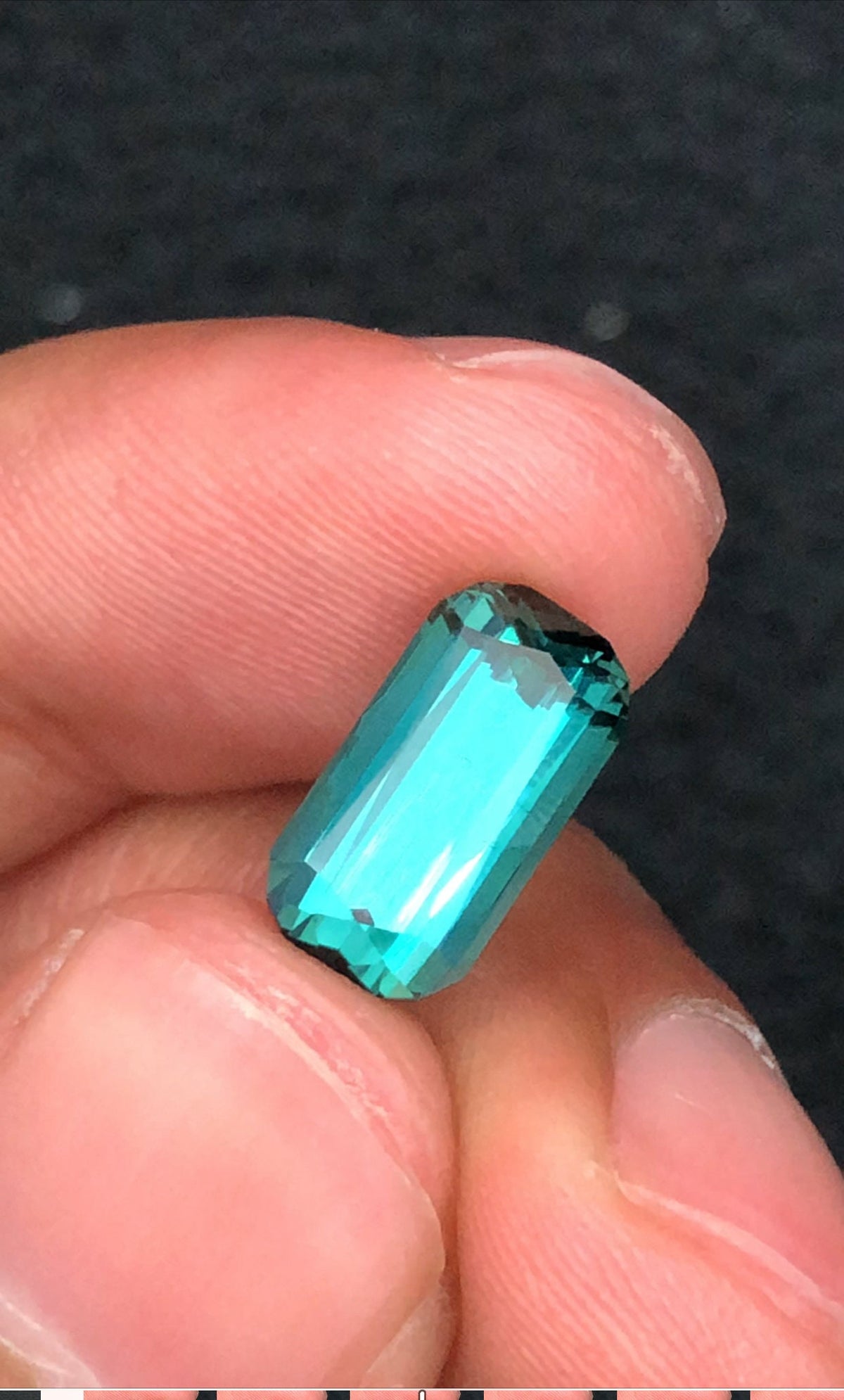 Lagoon Tourmaline Gemstone: 4.40 CT Cushion Cut, Afghanistan