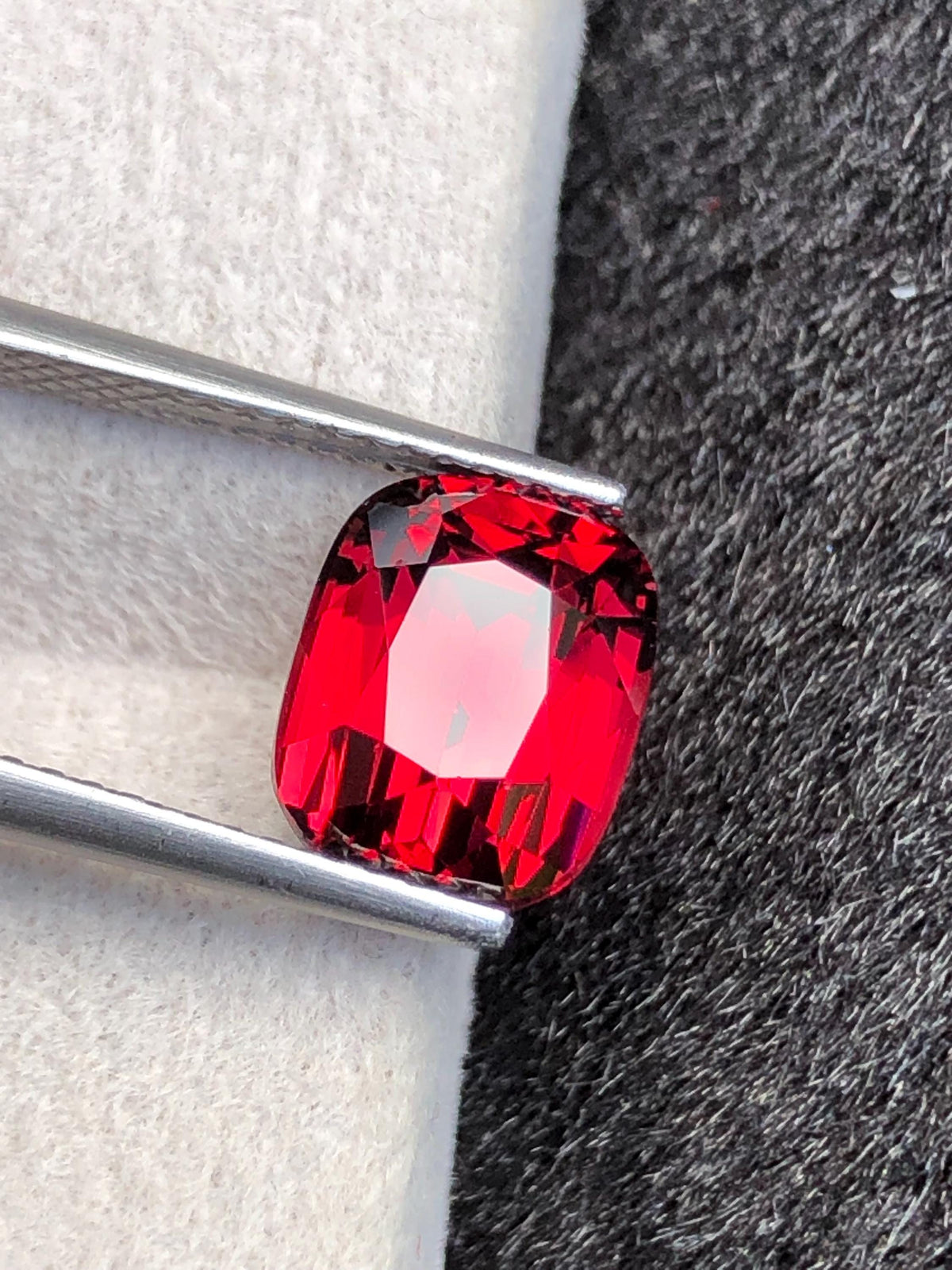 Rhodolite Garnet 3.81ct Cushion Cut – Tanzanian Gemstone
