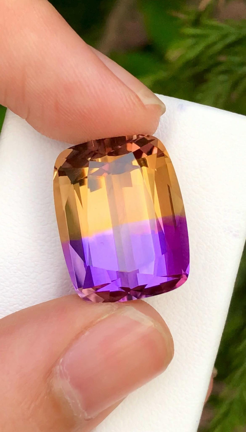 Bi-Color Ametrine 23.50 ct Cushion Cut – Gemstone from Brazil