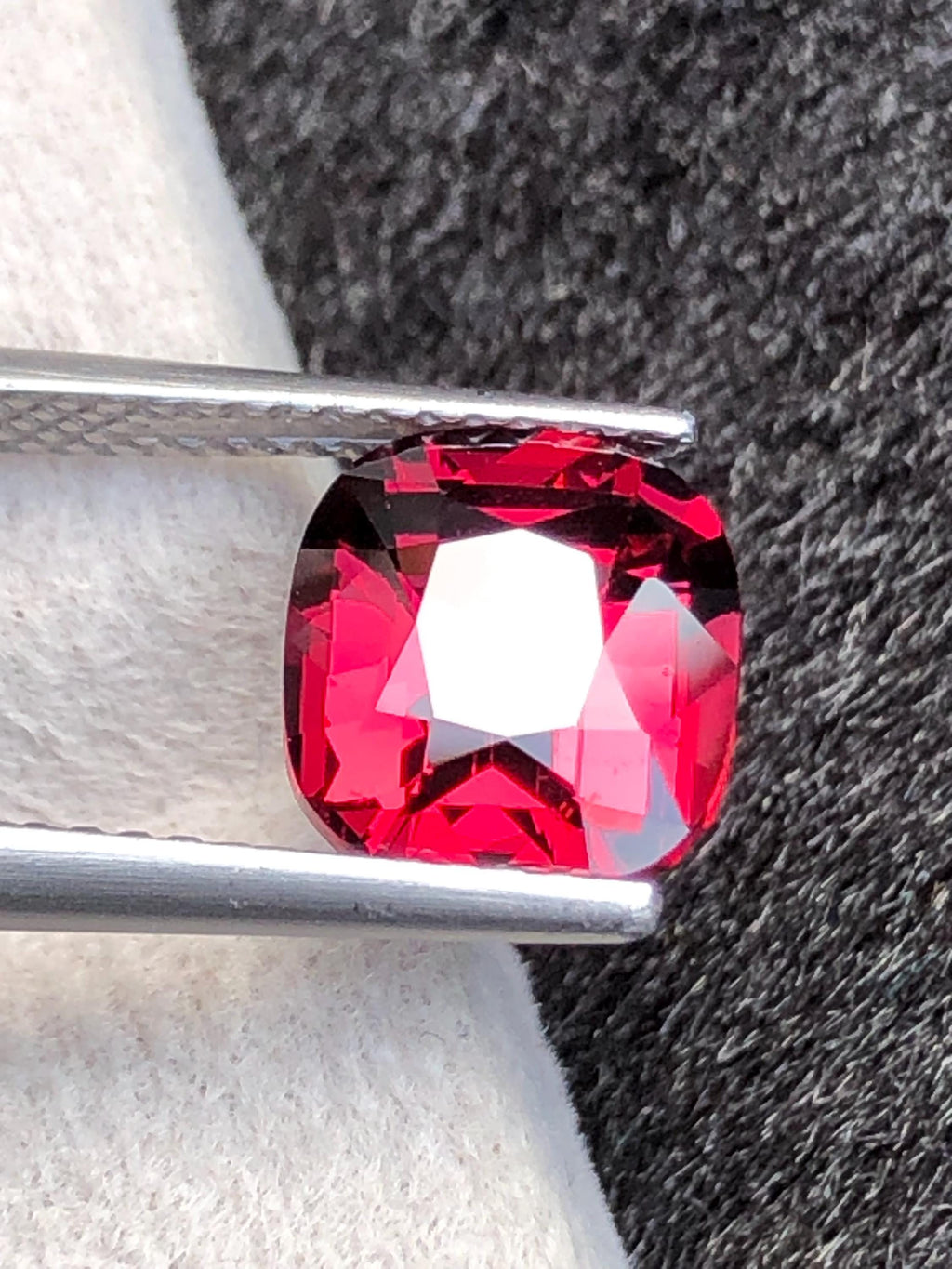 Rhodolite Garnet 3.17ct Cushion Cut – Tanzanian Gemstone