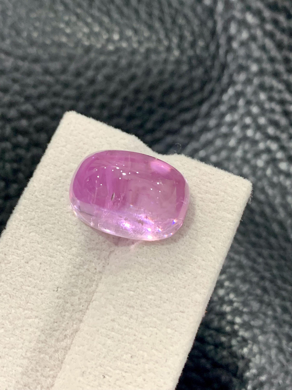 Kunzite 24.15ct Cabochon Oval — Afghanistan | Soft Pink, Elegant Lapidary Grade