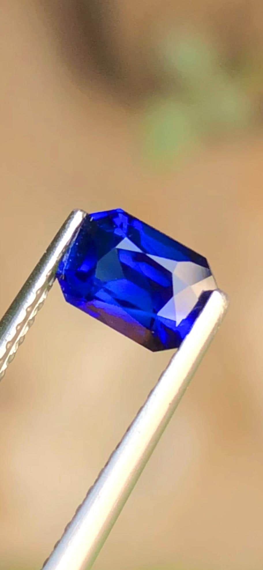 Royal Blue Sapphire 1.06ct Cushion Cut Madagascar – Certified Faceted Gemstone