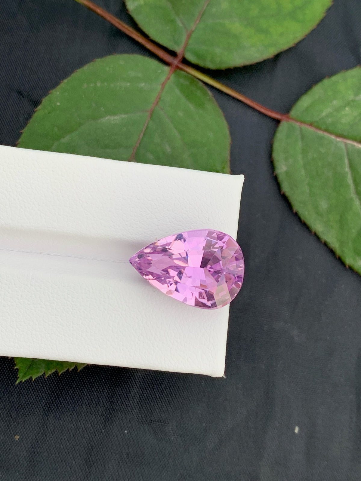Pear Shape Pink Kunzite Gemstone: Natural November Birthstone, 14.65 CT