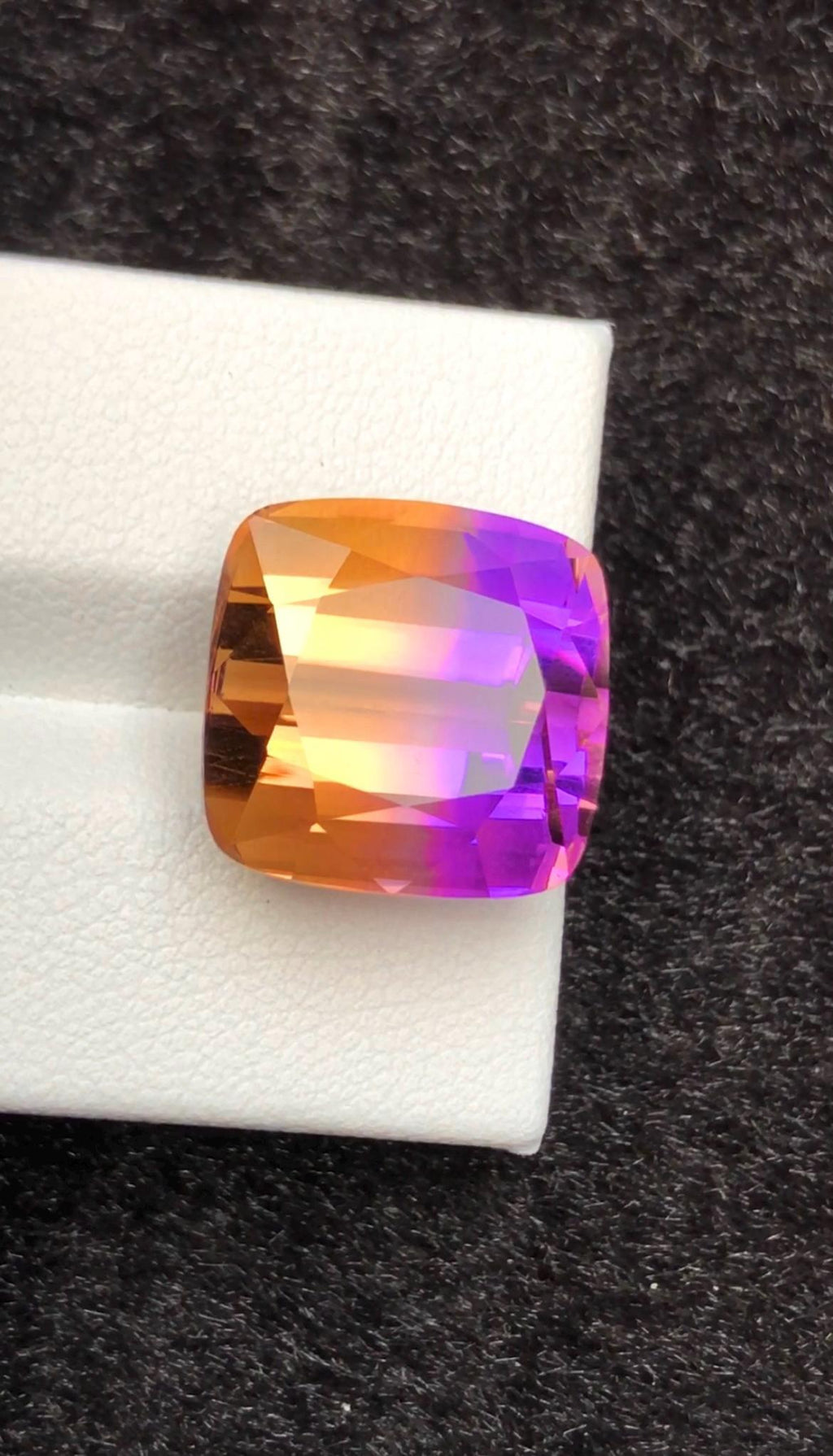Bi-Color Ametrine 17.25ct Cushion Cut – Gemstone from Brazil