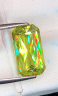 Natural Apple Green Sphene Gemstone – Fancy Cut, 3.90 Carats (Madagascar)