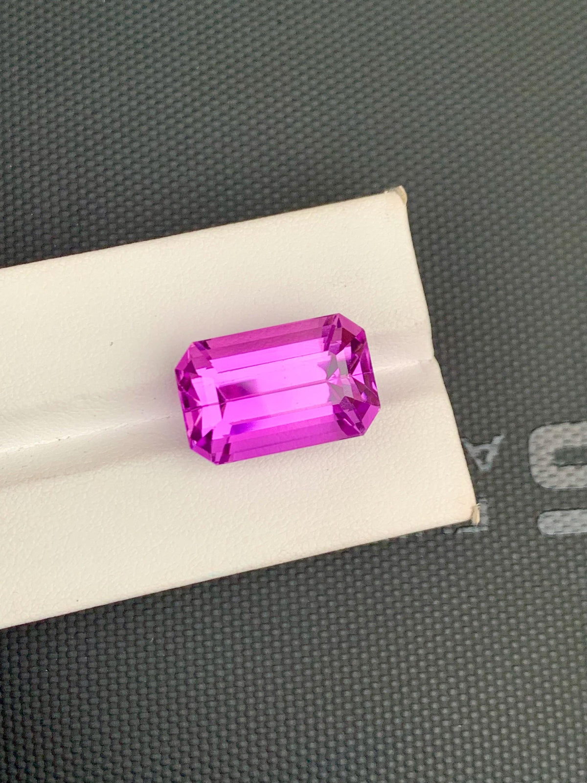 Vivid Pink Kunzite Gemstone: 27.80 Carat Emerald Cut, Afghanistan