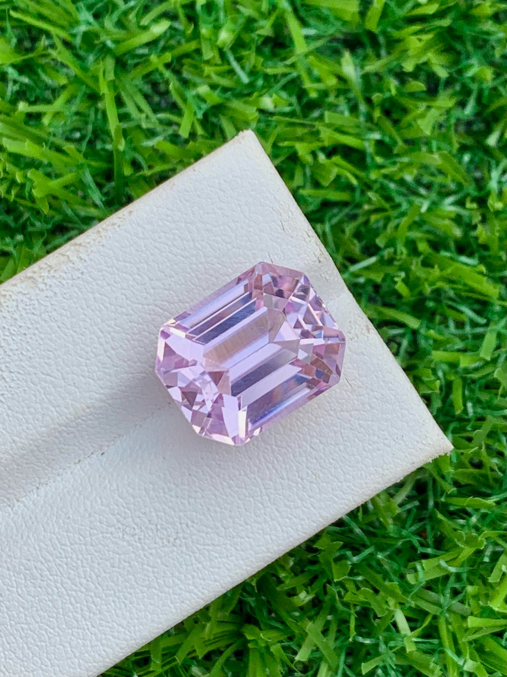 AAA Pink Kunzite Gemstone: Emerald Cut, 17.15 CT, November Birthstone