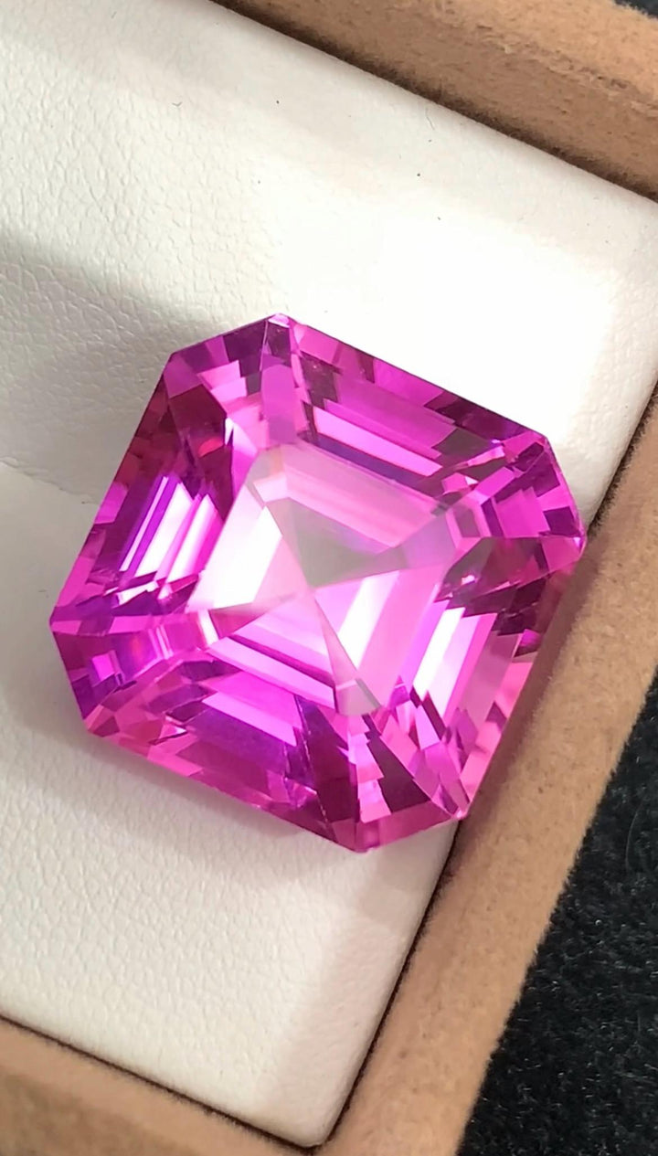 Pink Kunzite 62.95  Carat Octagonal Cut Loose Gemstone from Afghanistan