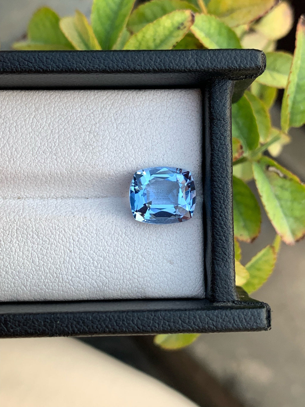 Santa Maria Blue Aquamarine Gemstone: Cushion Cut, 2.45 Carats