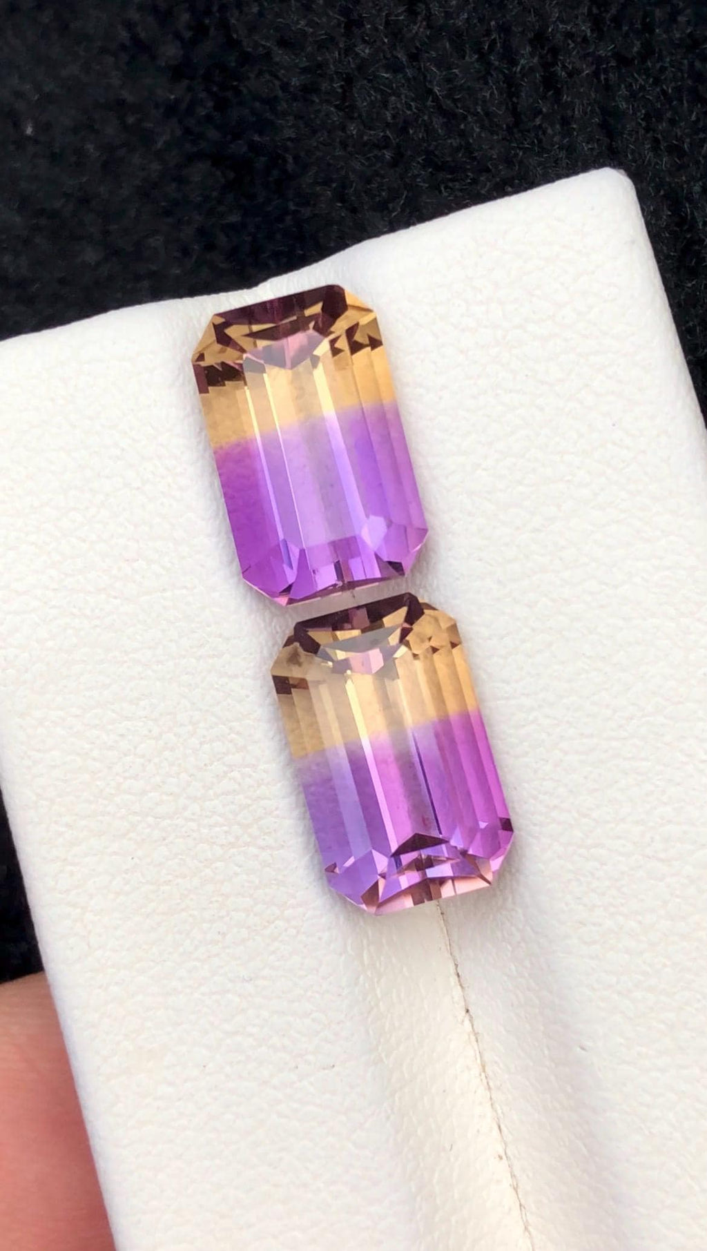 Ametrine 9.35ct Emerald Cut • Bi-Color Gemstone from Brazil