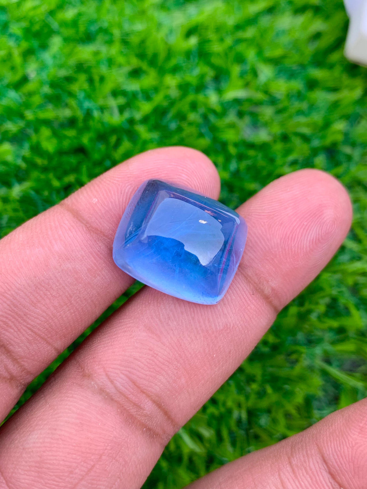 Santa Maria Aquamarine Cabochon: 22.90 Carat Gemstone