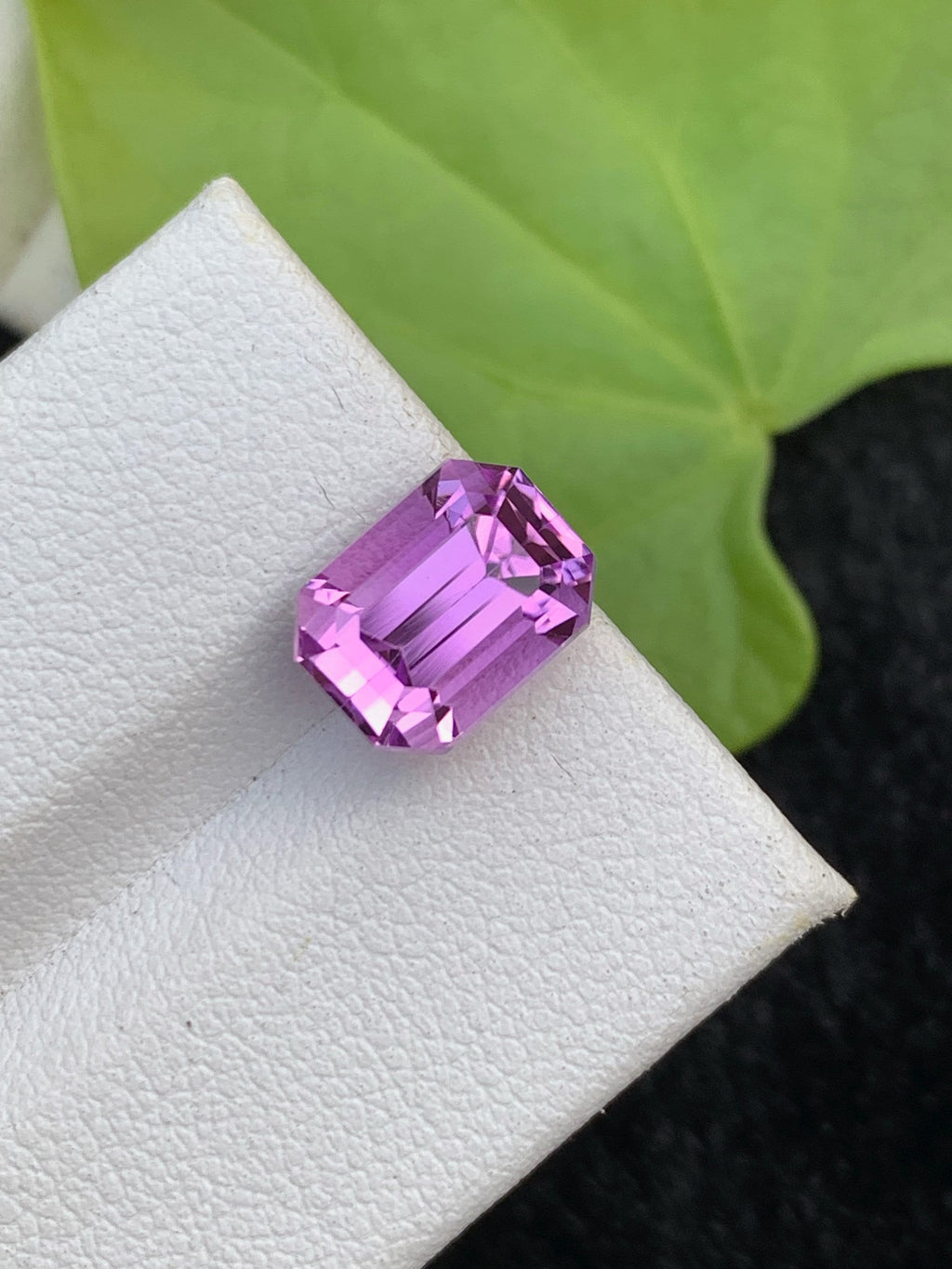Pink Kunzite Gemstone: Emerald Cut, Flawless, 4.85 CT
