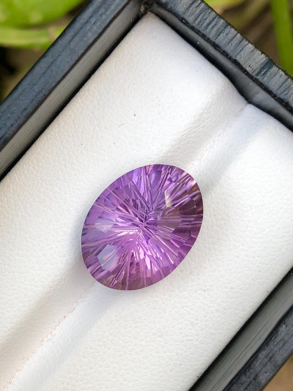 Fancy Cut Amethyst Gemstone: 11.70 CT Natural Purple Ring Stone