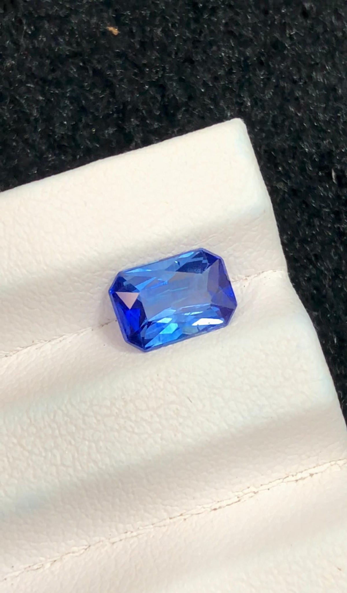 Natural 1.55 Carat Blue Sapphire – Fancy Cut Loose Gemstone from Sri Lanka