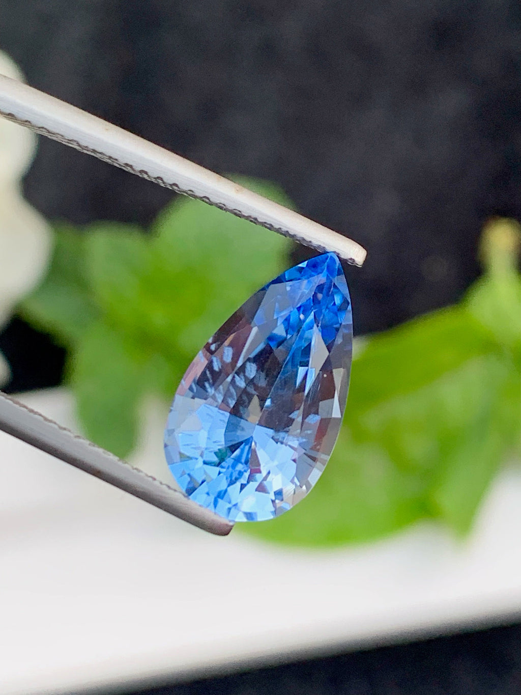 Santa Maria Aquamarine Gemstone: 4.05 CT Pear Cut Stone