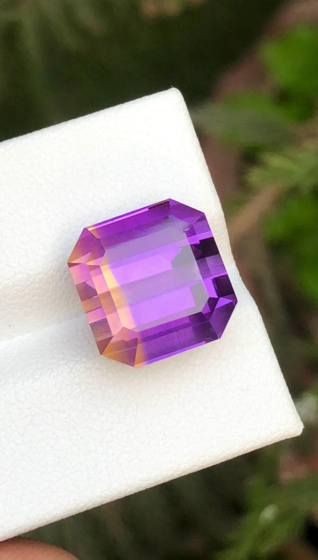 Ametrine 11.75ct Emerald Cut • Bi-Color Gemstone from Bolivia