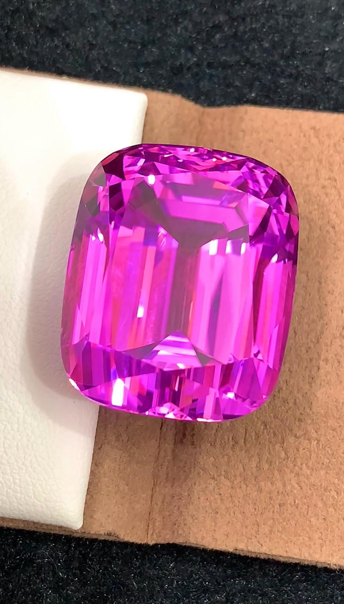 Pink Kunzite 100.60ct Cushion Cut Gem - Big Size Kunzite from Afghanistan
