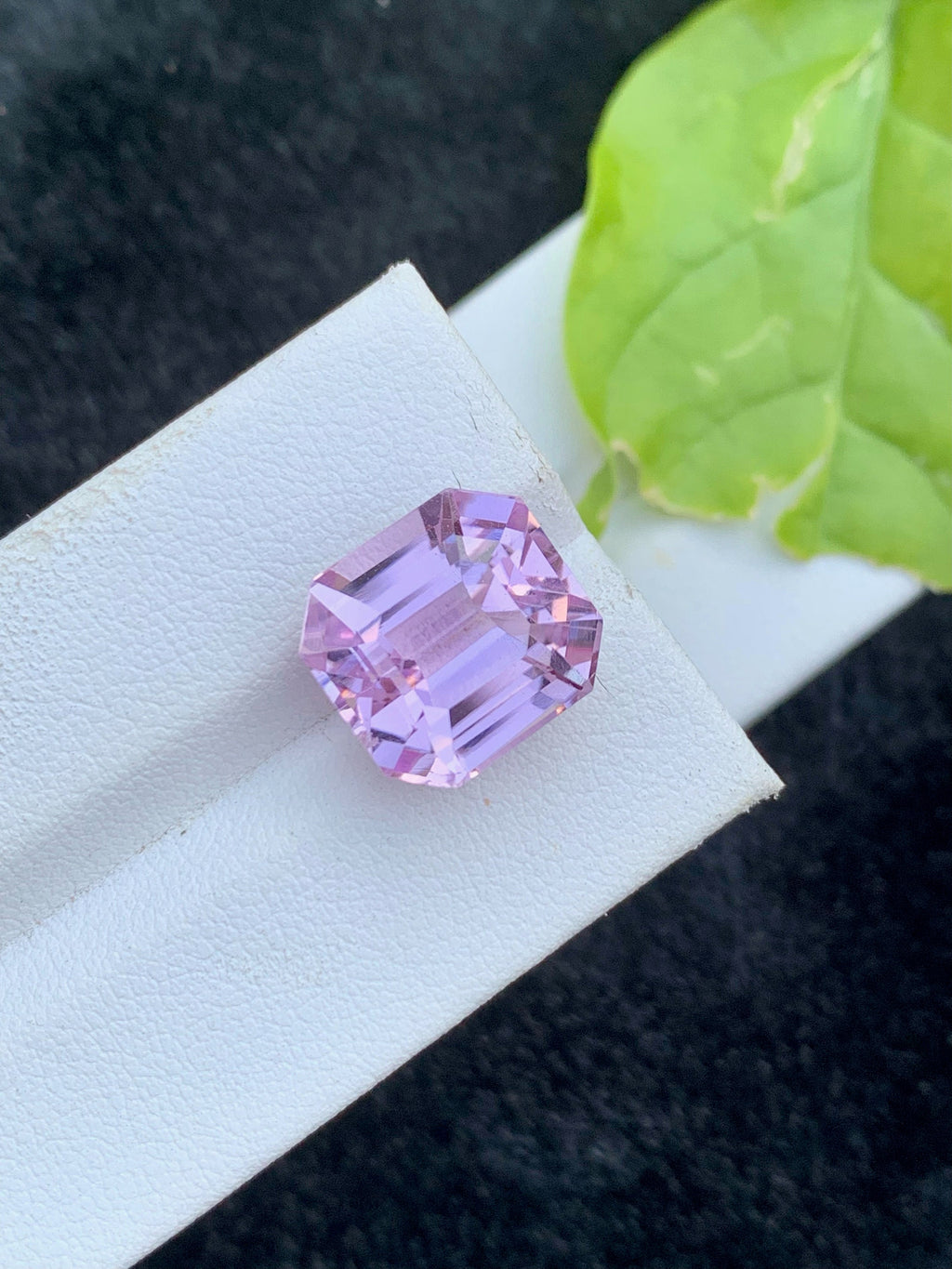 Natural Pink Kunzite Gemstone: 12.35 CT Asscher Cut Loose Stone