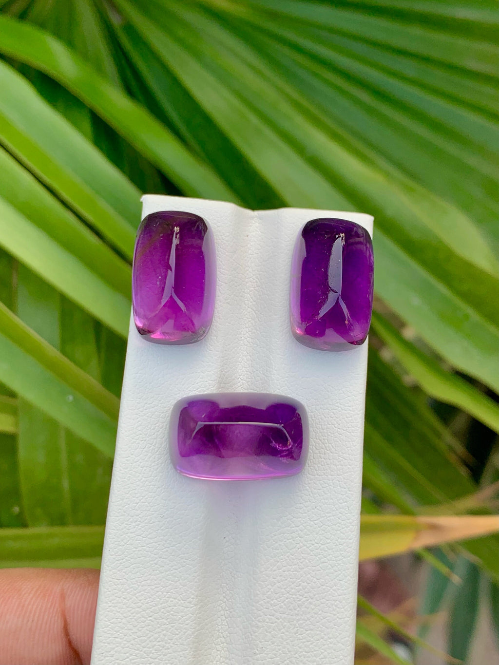 Deep Purple Amethyst Sugarloaf Cabochon Lot: 55.00 Carat Gem