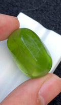 Green Peridot 66.10 ct Cabochon Gemstone from Pakistan