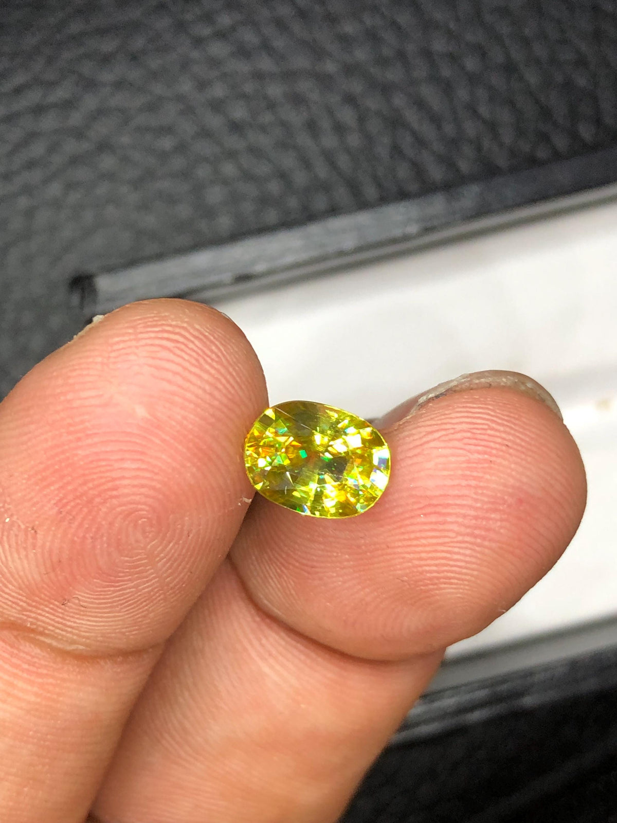 1.70 CT Oval Cut Sphene Gemstone: Natural Titanite from Himalayan Range