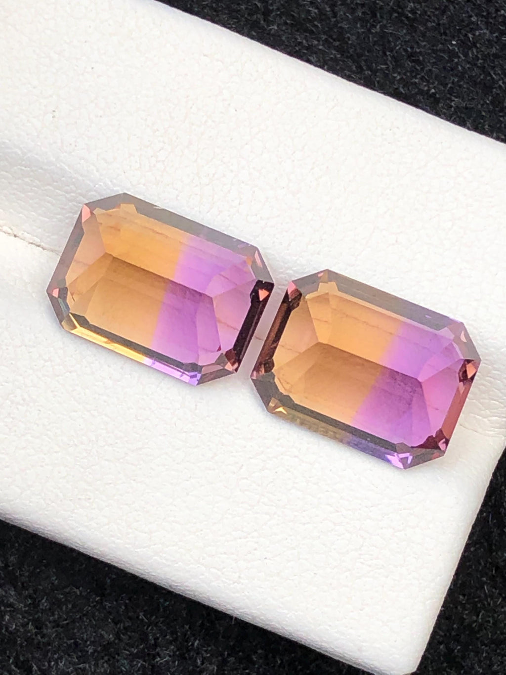 Bi Color Ametrine 11.40ct Cushion Cut • Bi-Color Gemstone from Bolivia