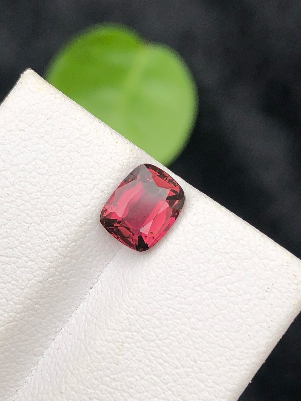 Deep Red Spinel Gemstone: 1.30 Carat Cushion Cut, Afghanistan Origin
