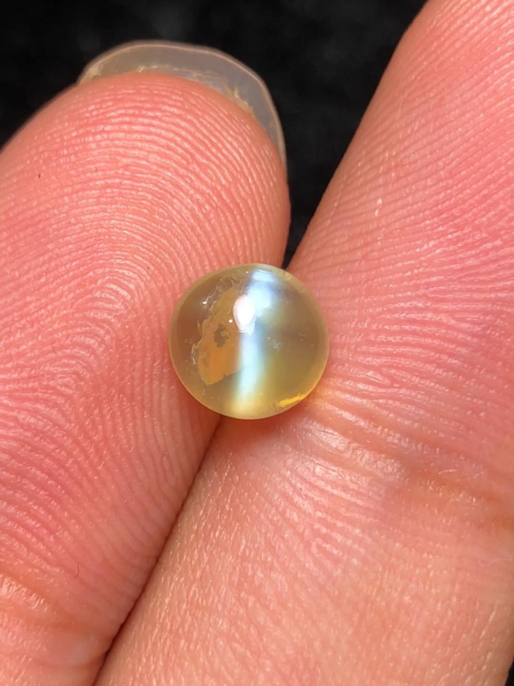 Cat’s Eye Chrysoberyl 1.67ct Round Cabochon • Sri Lanka Gemstone With Certificate