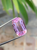 Sweet Pink Kunzite Gemstone: 18.50 CT Oval Faceted Cut Stone