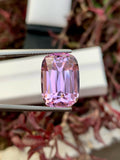 Baby Pink Kunzite Gemstone: 18.80 CT Cushion Cut Spodumene