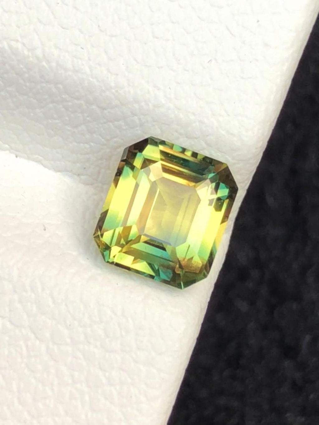 Green Sapphire 1.27ct Octagonal Cut Madagascar No-Heat Certified