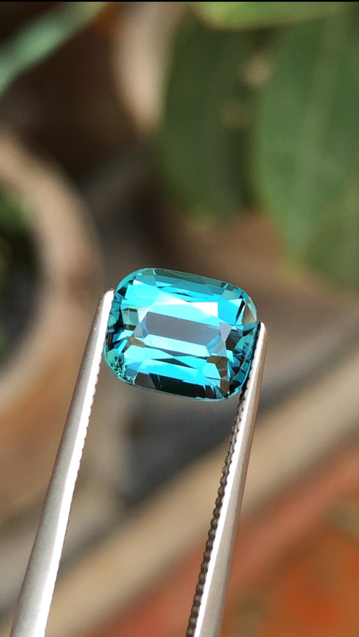 Natural Lagoon Tourmaline Cushion Cut – 2.70 Carat from Afghanistan