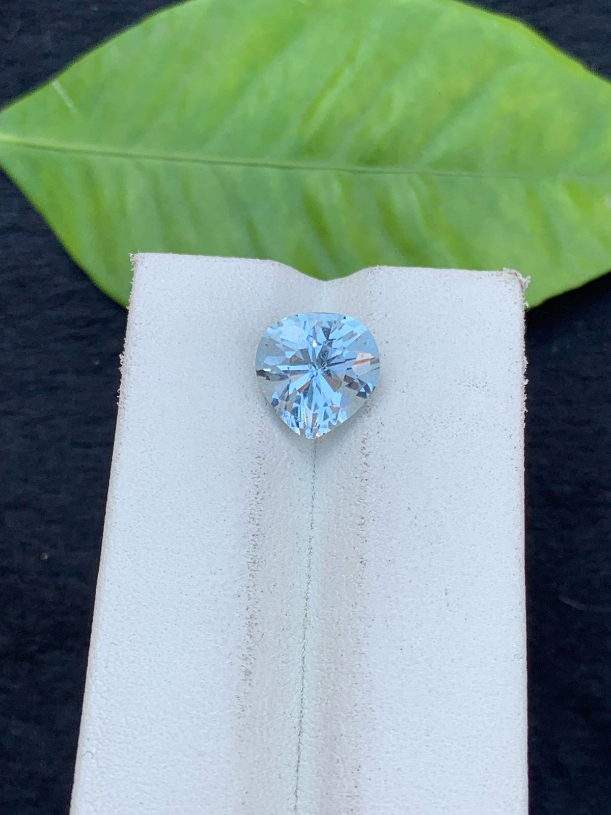 Santa Maria Aquamarine Stone: 3.60 Carat Trillion Cut Gemstone