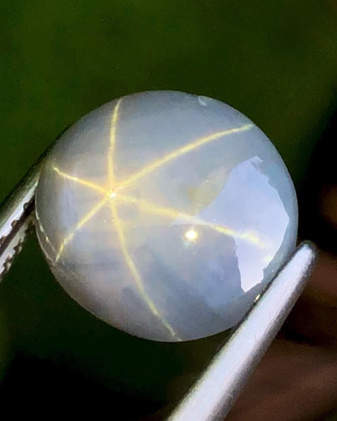 Blue Star Sapphire 6.53 Ct Cabochon – from Sri Lanka Certified